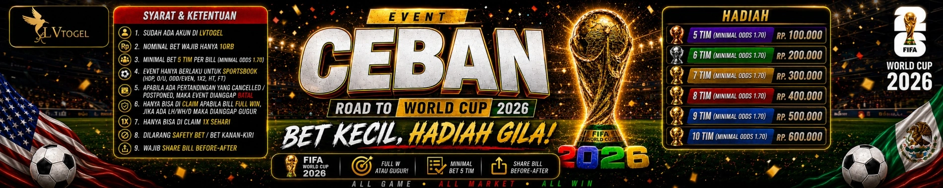 EVENT PARLAY CEBAN LVTOGEL SPESIAL WORLDCUP 2026